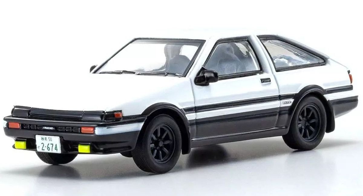 1/64 Initial D Toyota Sprinter Trueno (AE86) (Fujiwara Takumi) Diecast Model
