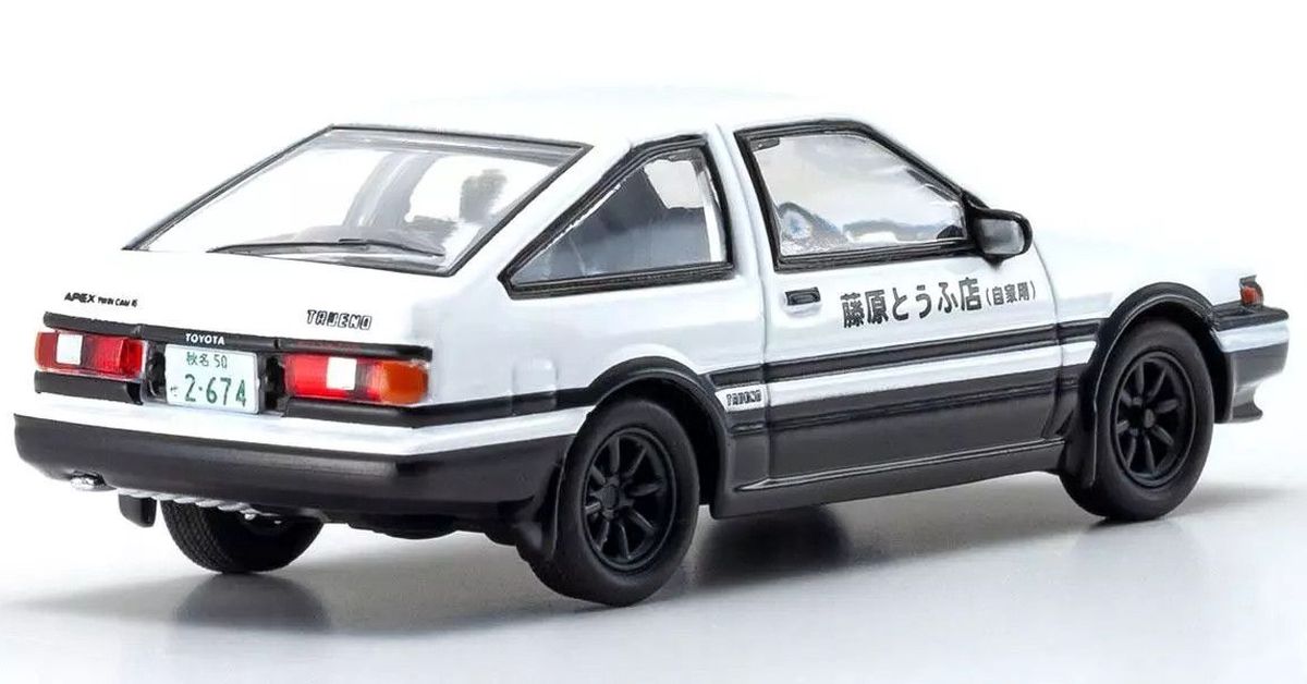 1/64 Initial D Toyota Sprinter Trueno (AE86) (Fujiwara Takumi) Diecast Model