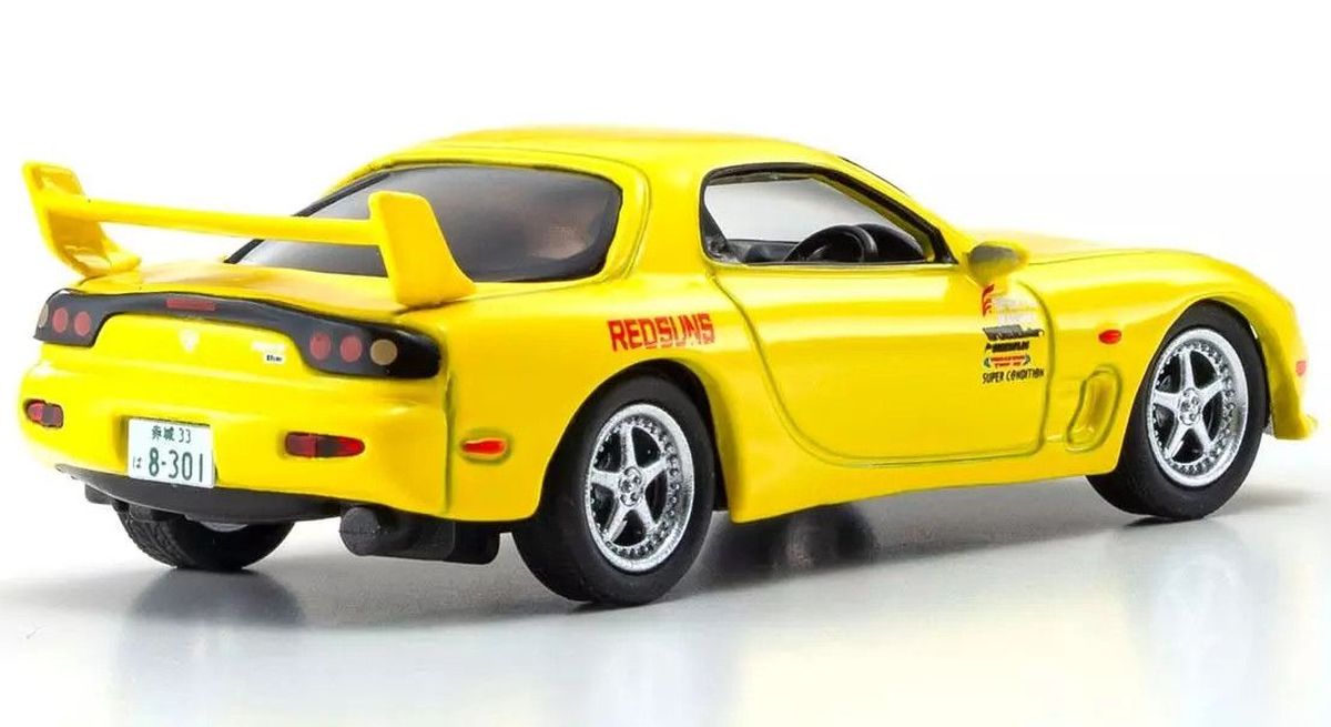 1/64 Initial D Mazda RX-7 (FD3S) (Takahashi Keisuke) Diecast Model