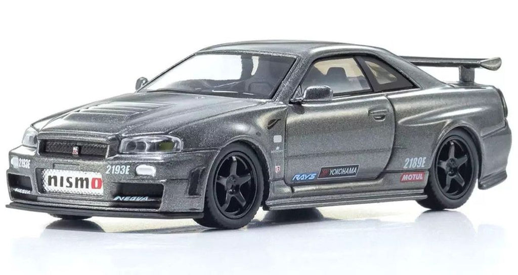 MOTN 1/64 Nissan Skyline R34 GT-R Nismo CRS Ver. with LED Diecast Model