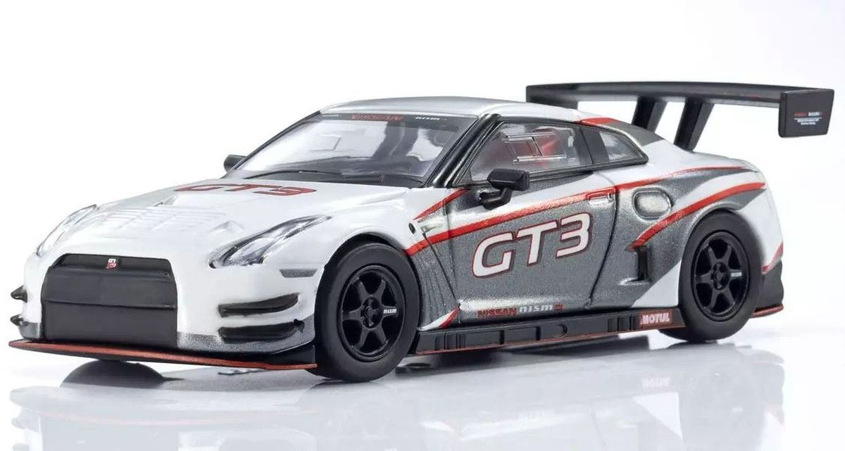 MOTN 1/64 NISMO R35 GT-R GT3 with LED (WHITE) Diecast Model