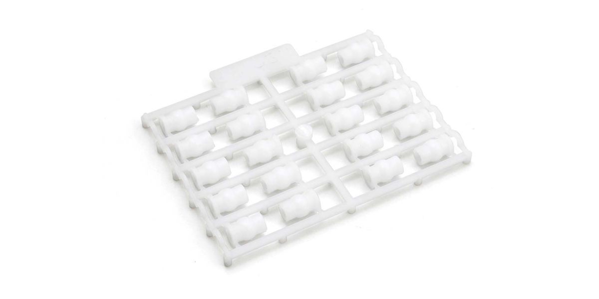 Flanged 5.8mm Plastic Ball, for KB10, 20pcs