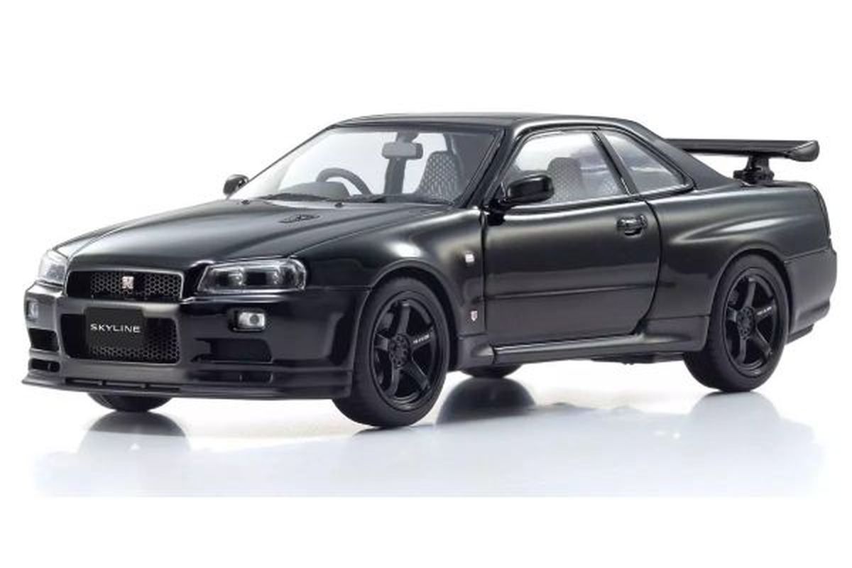 1/43 Nissan Skyline GT-R Vspec2 (Black) Diecast Model