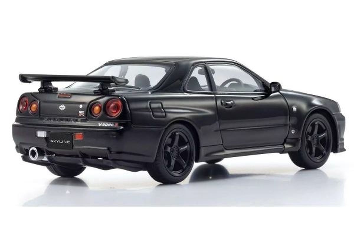 1/43 Nissan Skyline GT-R Vspec2 (Black) Diecast Model