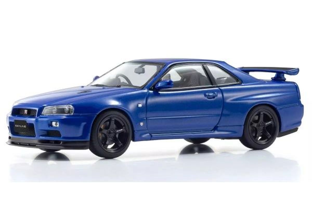 1/43 Nissan Skyline GT-R Vspec2 (Blue) Diecast Model