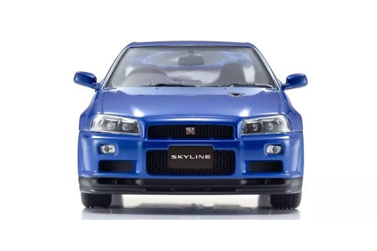 1/43 Nissan Skyline GT-R Vspec2 (Blue) Diecast Model