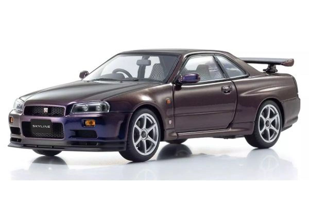 1/43 Nissan Skyline GT-R Vspec (Purple) Diecast Model