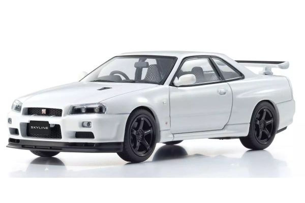 1/43 Nissan Skyline GT-R VSPEC2 (White) Diecast Model