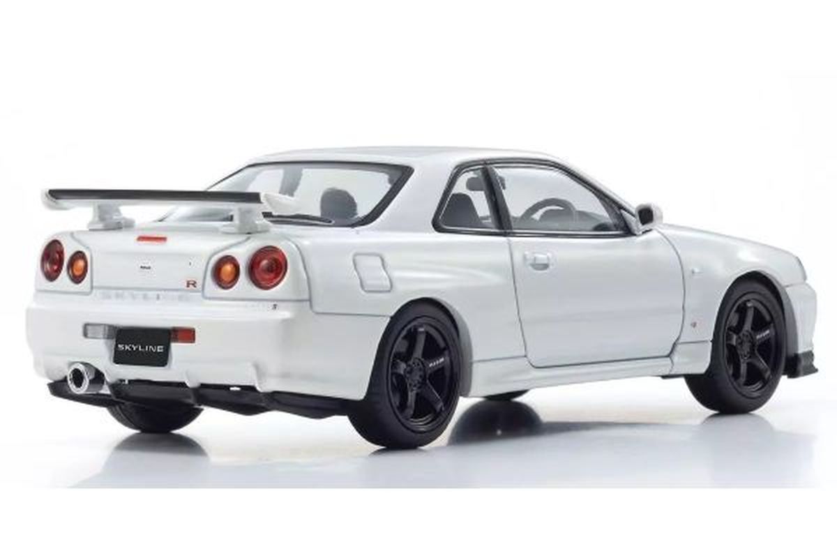1/43 Nissan Skyline GT-R VSPEC2 (White) Diecast Model