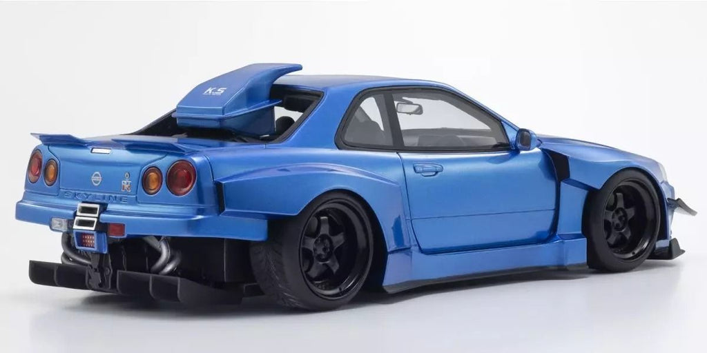 1/18 NISSAN SKYLINE GT-R R34 KS (BLUE) Resin Model