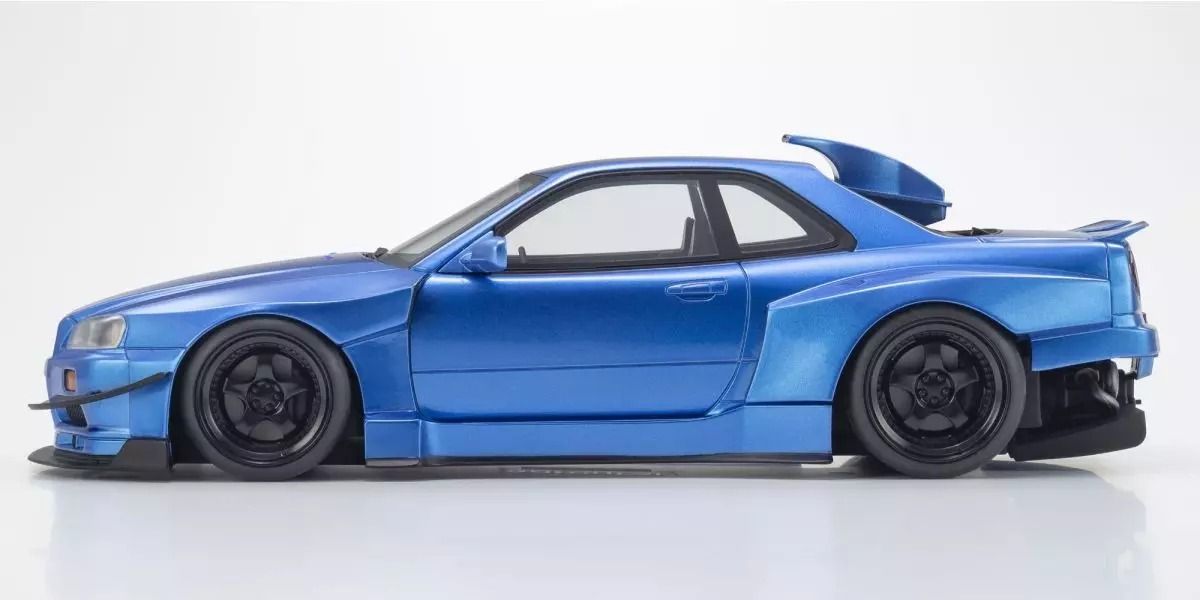 1/18 NISSAN SKYLINE GT-R R34 KS (BLUE) Resin Model