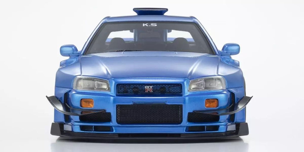 1/18 NISSAN SKYLINE GT-R R34 KS (BLUE) Resin Model