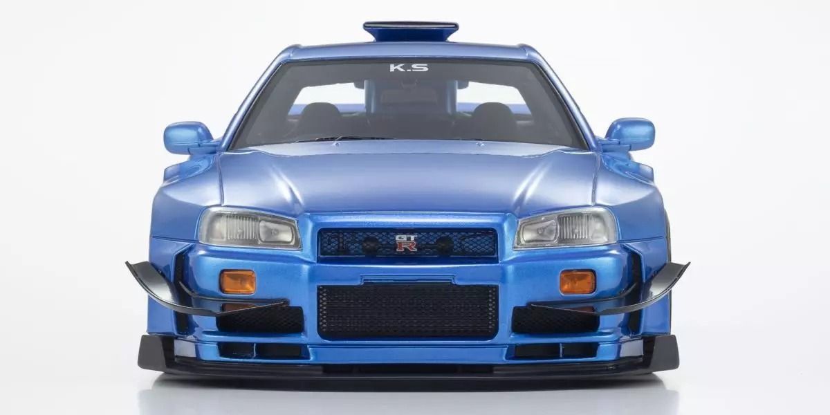 1/18 NISSAN SKYLINE GT-R R34 KS (BLUE) Resin Model