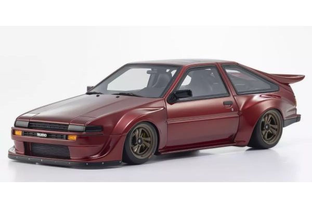 SAMURAI 1/18 Toyota Sprinter Trueno (AE86) Khyzyl Saleem Red Resin Model