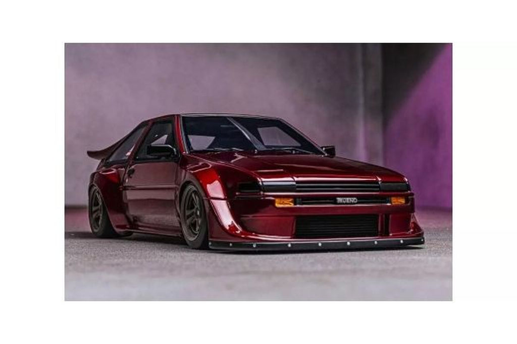 SAMURAI 1/18 Toyota Sprinter Trueno (AE86) Khyzyl Saleem Red Resin Model