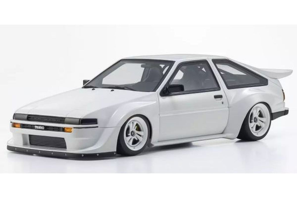 SAMURAI 1/18scale Toyota Sprinter Trueno (AE86) Khyzyl Saleem White Resin Model