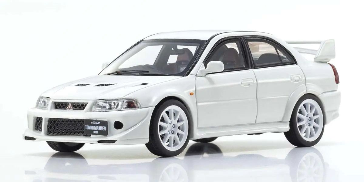Kyosho Original Diecast 1/43 Mitsubishi Lancer Evolution VI (White)