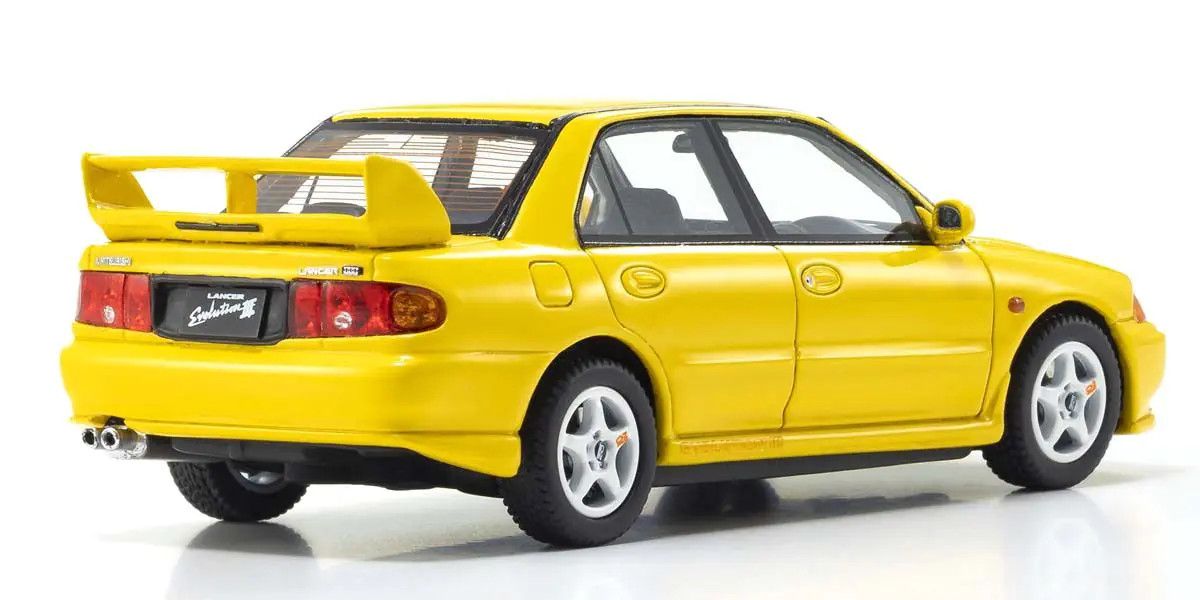 Kyosho Original Diecast 1/43 Mitsubishi Lancer Evolution III Yellow