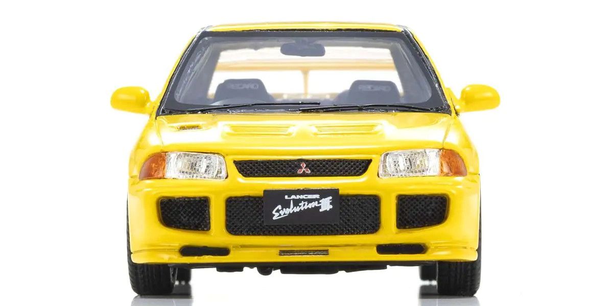 Kyosho Original Diecast 1/43 Mitsubishi Lancer Evolution III Yellow