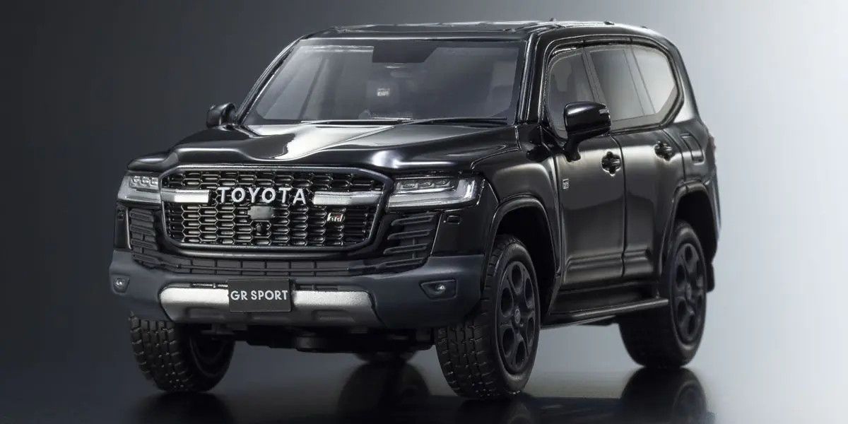 1/43 Scale Toyota Land Cruiser GR Sport (Black) Model
