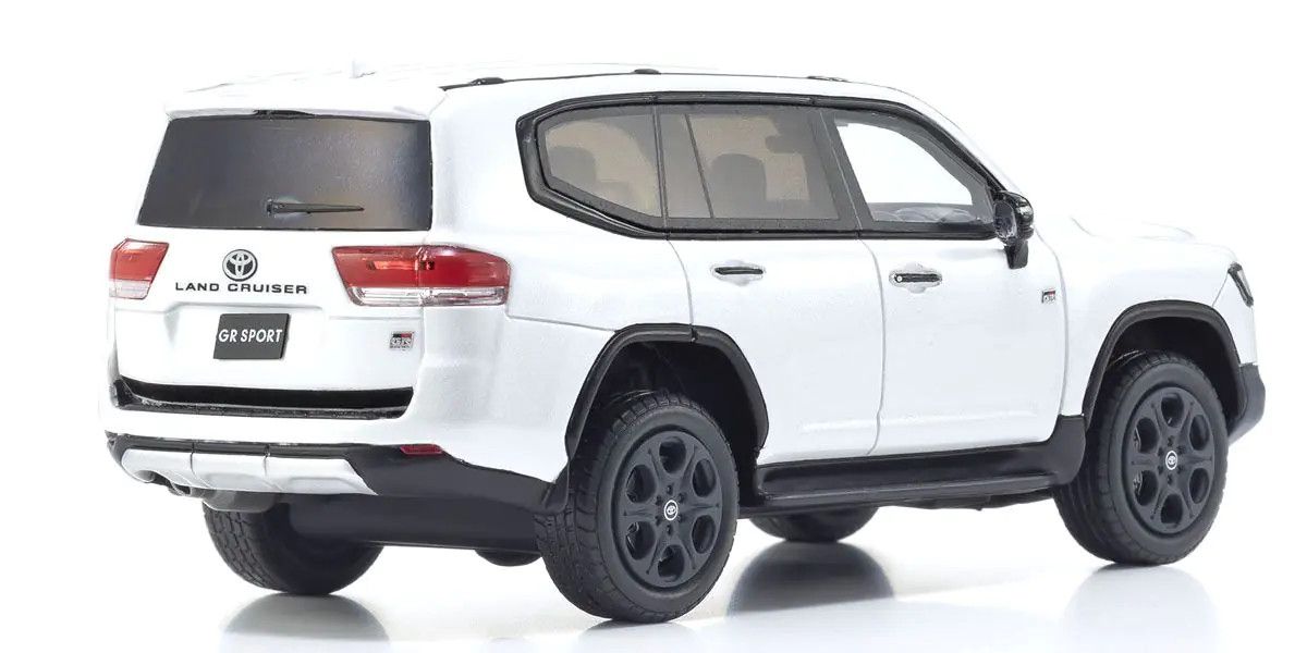 1/43 Scale Toyota Land Cruiser GR Sport (White) Model
