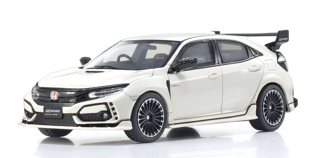 1/43 Scale Honda Civic Type Mugen White Model