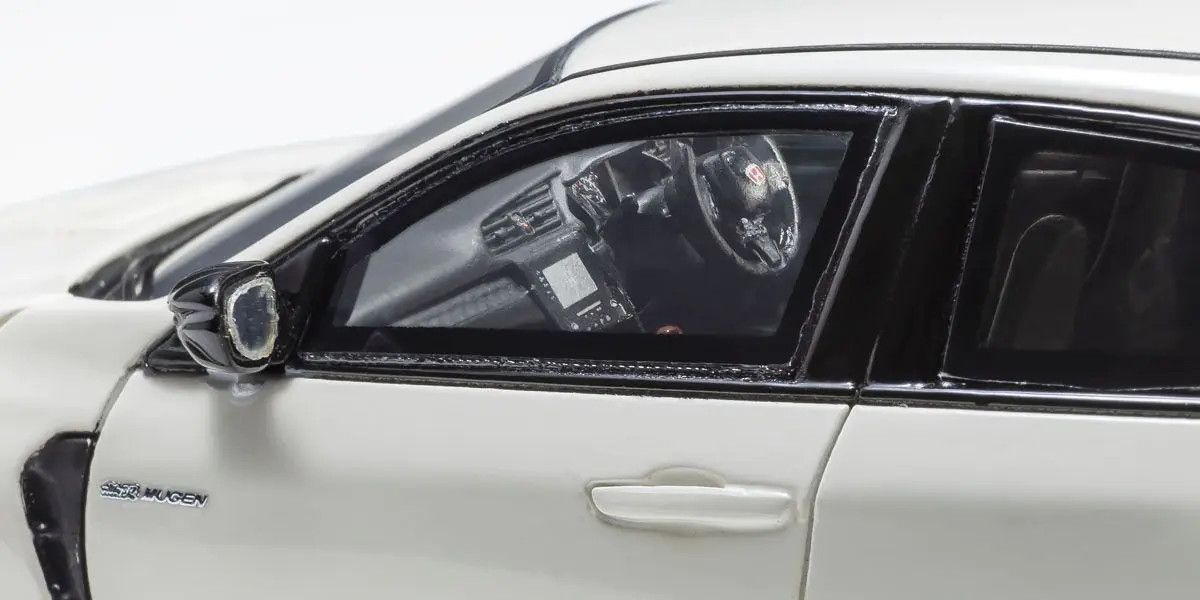 1/43 Scale Honda Civic Type Mugen White Model
