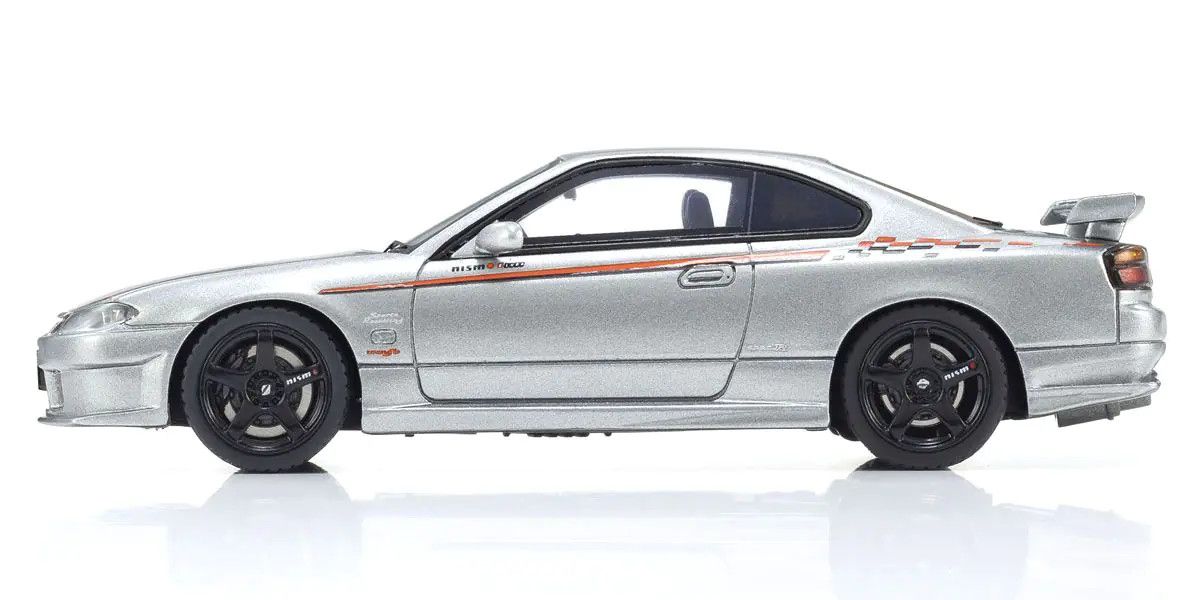 1/43 Scale Nissan Silvia Spec-R Nismo Aero Silver Model