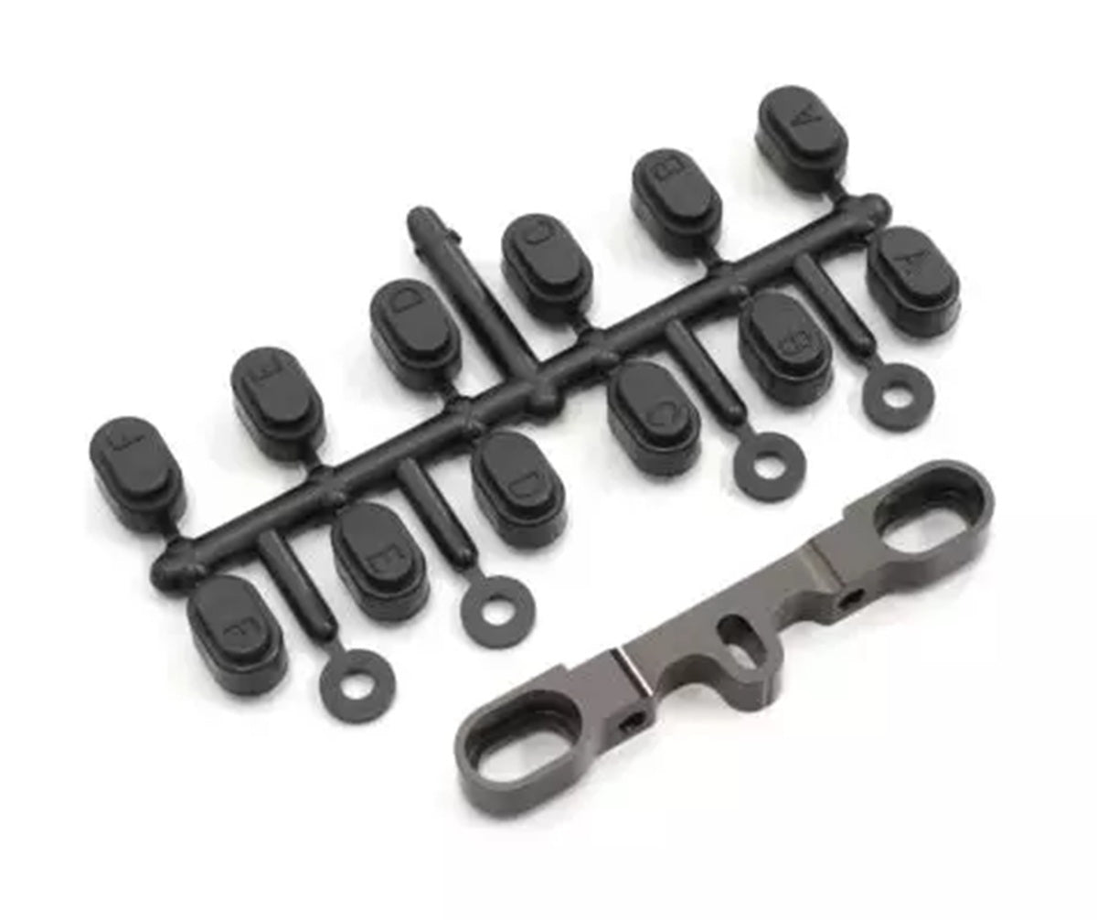 Al Rear Sus. Holder (RR/Gunmetal/LAZER)