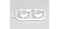 Multi Wheel II with Offset 2.0 White, RE30, 2 pieces