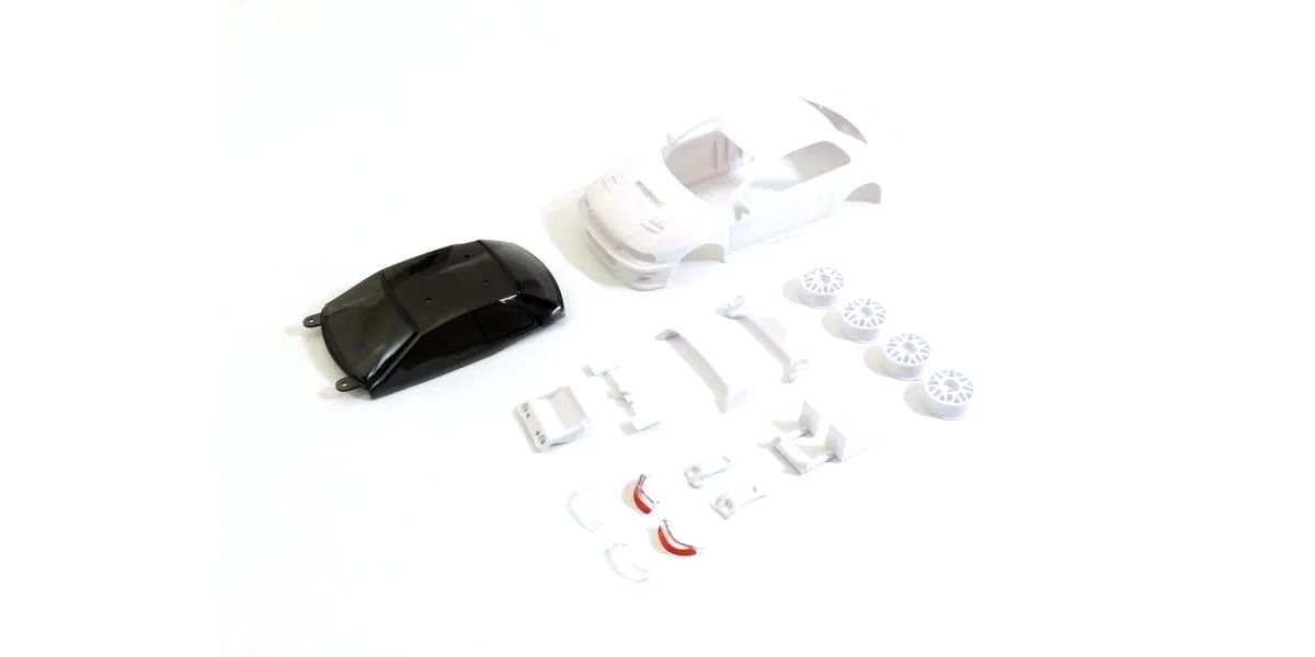 Subaru Impreza 22B-STi Version White Body Set w/Rim for AWD
