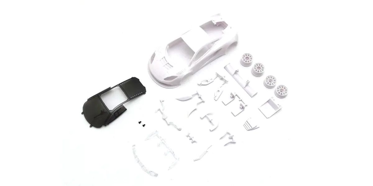 McLaren12C GT3 2013 White Body Set with Rim for RWD