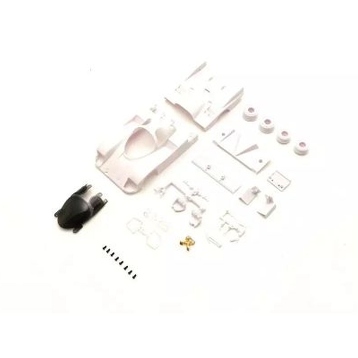 Porsche 962 C Coupe LH White Body Set (w/Rims)