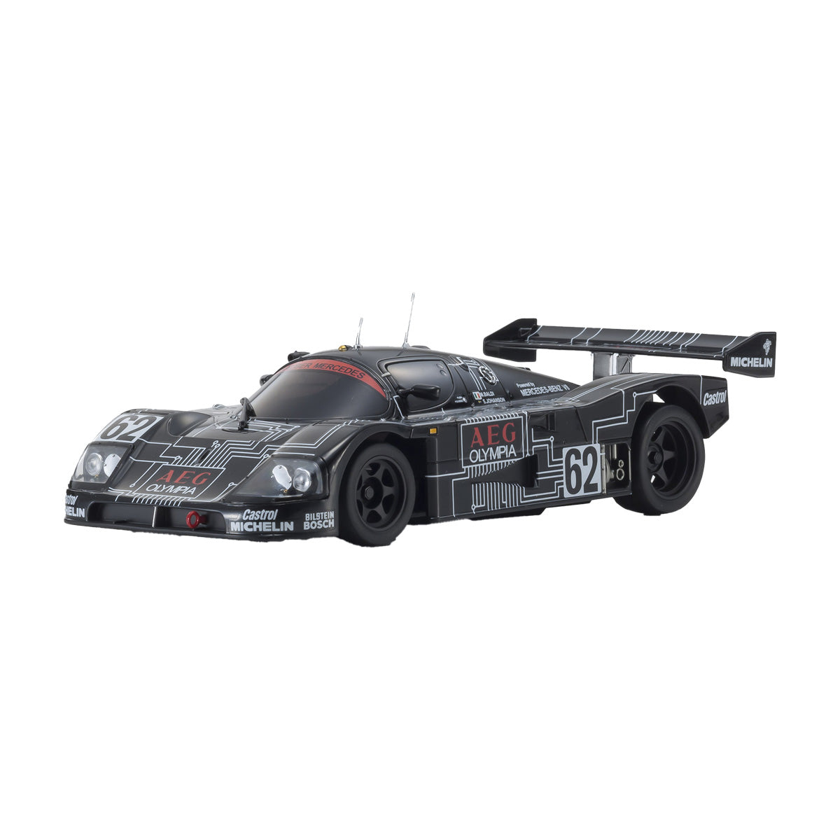1988 Sauber Mercedes C9 Body Le Mans #62 ASC MR-03W-LM for Mini-Z