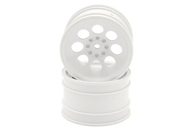 8 Hole Wheel 50mm, White (2pc), for Optima