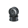 Wheel (15-Spoke/Black/24mm/2pcs)