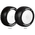 E-Hornet 1/10 4WD Front Buggy Tire Soft, 12mm Hex, Mounted