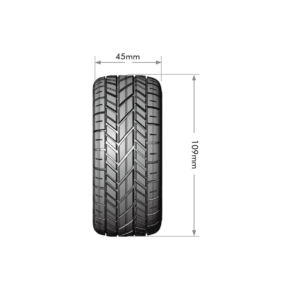 SC-Rocket M Oval Track 1/10 Short Course Tires, Unmounted
