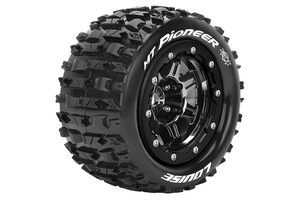 MFT MT-Pioneer 1/10 Monster Truck Tires, 1/2" Offset, 17mm