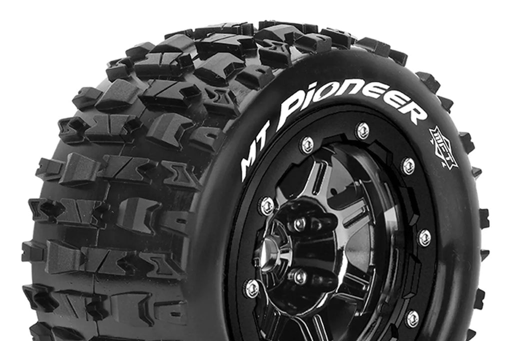 MFT MT-Pioneer 1/10 Monster Truck Tires, 1/2" Offset, 17mm