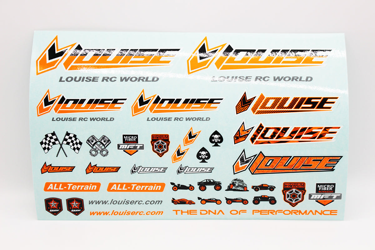 Sticker Sheet - Orange