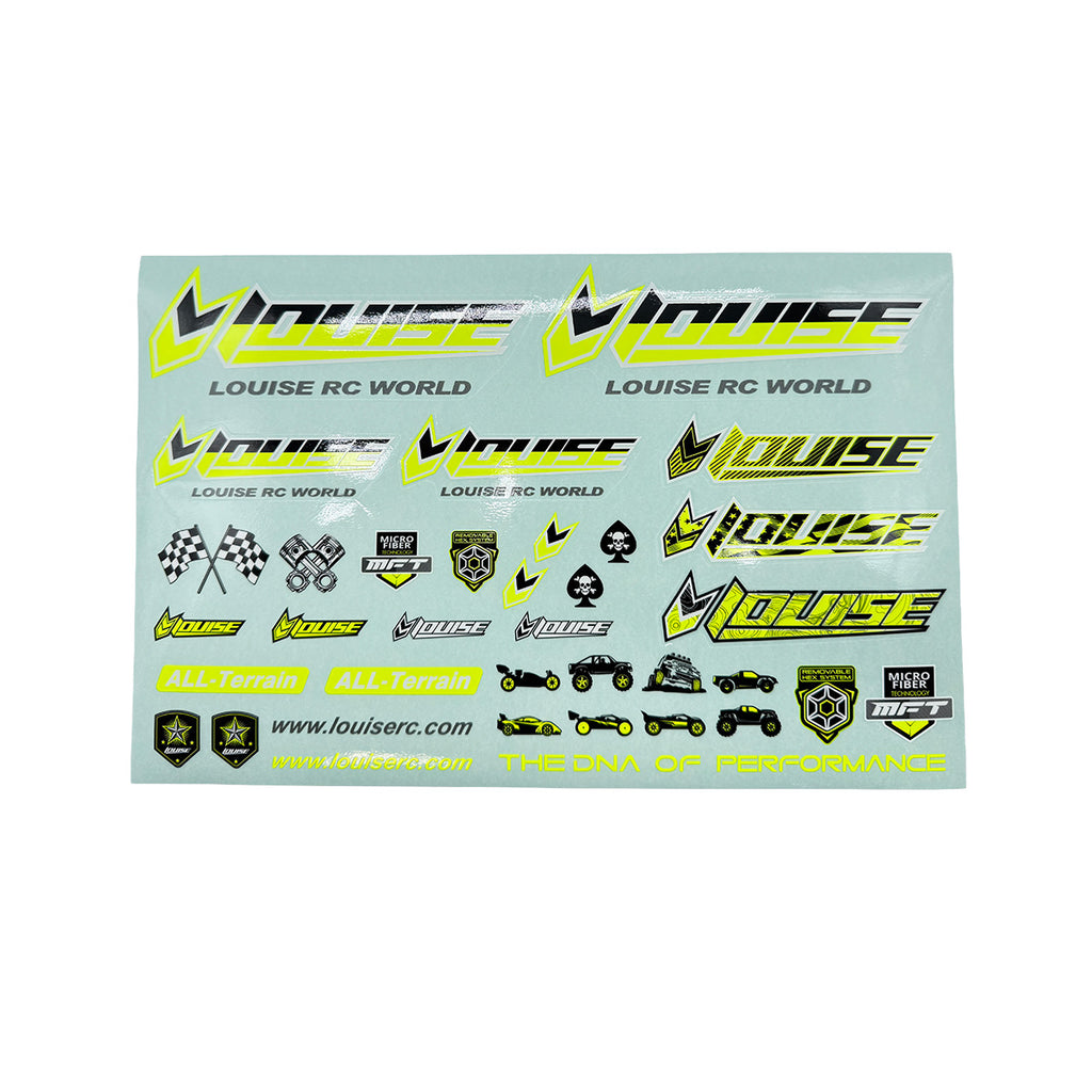 Sticker Sheet - Yellow