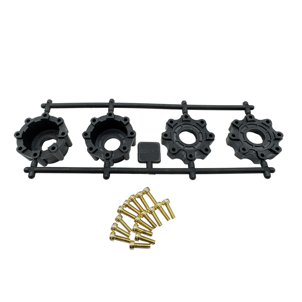 1/10 MT & ST Removable Hex 12, 14, 17mm - Black