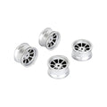 8 Spoke Wheel +4mm (Silver), for LMX