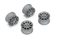 10 Spoke Wheel +4mm (Gray), for LMX