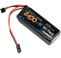 2S 7.4V 2400mAh 5C RX Receiver Lipo Hump Battery Pack