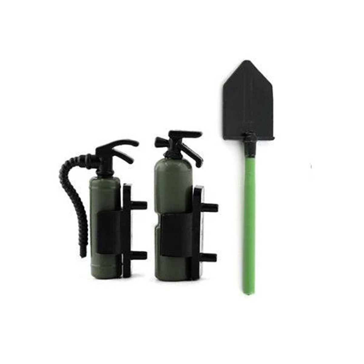 1/10 Rock Crawler Accessories Fire Extinguisher Green