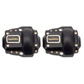Brass Front + Rear Diff Covers for 1/18 Redcat Ascent-18