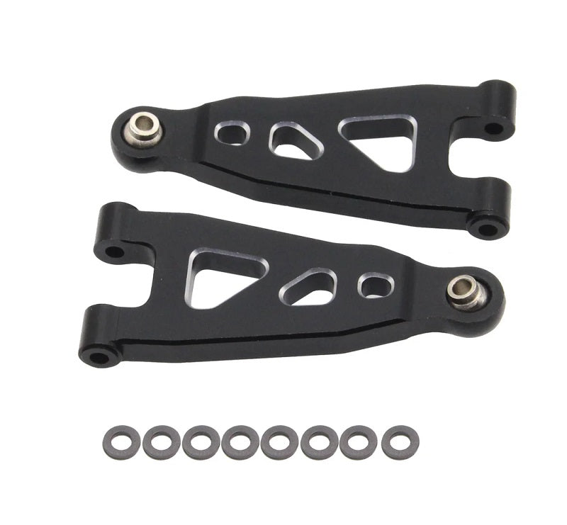 Aluminum Front Lower Arms, Black, for Arrma Mojave Grom