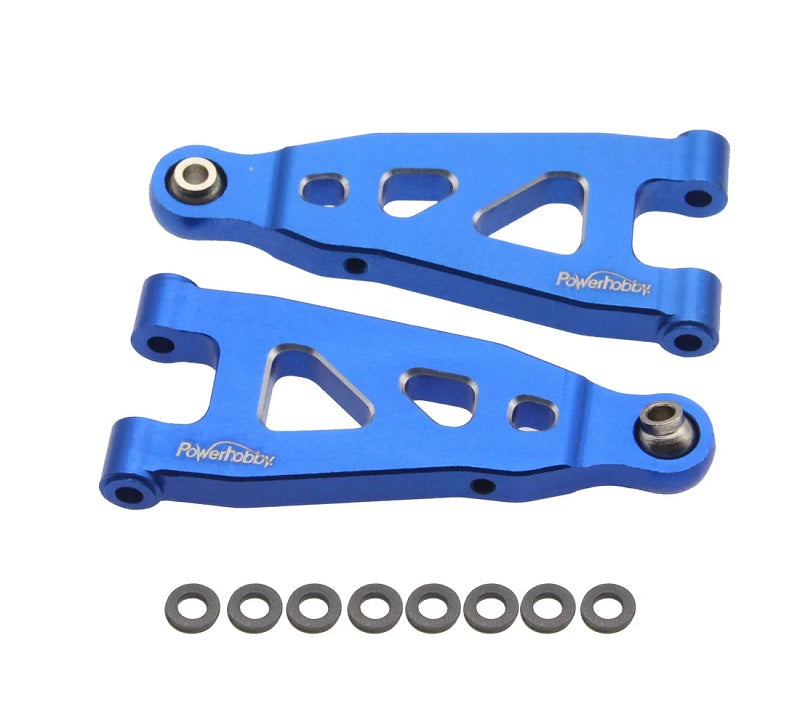 Aluminum Front Lower Arms, Blue, for Arrma Mojave Grom